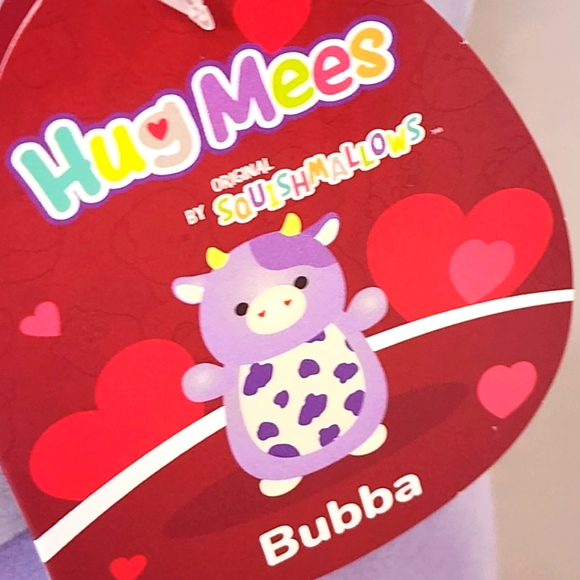 ❤️ BUBBA 🐄 Purple Cow HugMee Valentines 2024 Original Squishmallow ☆》NWT《☆ - Picture 2 of 8